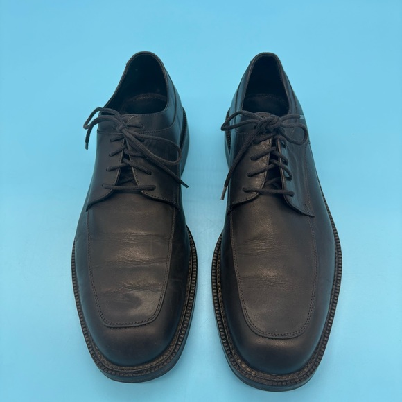 Cole Haan Men’s Black Leather Lace Up Oxford Shoes Size 9.5D C02847 - Picture 1 of 9